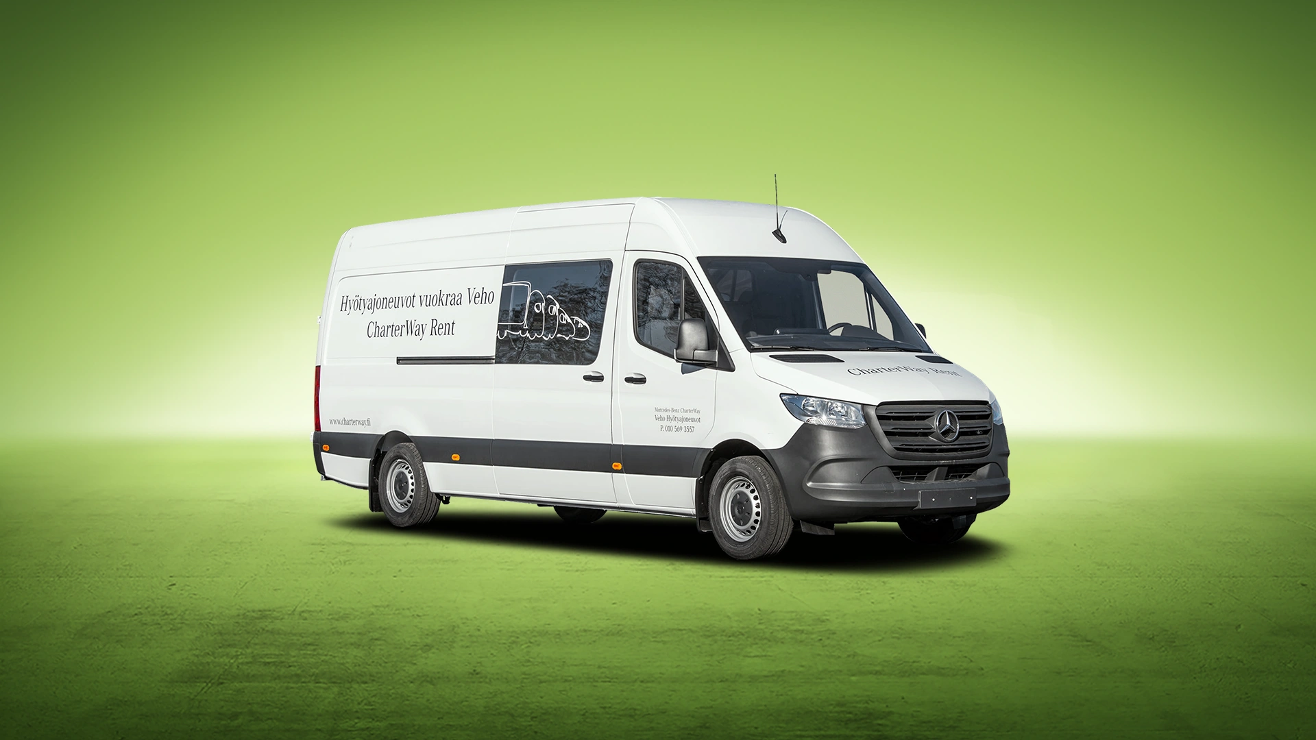 Sprinter-pakettiauton vuokraus