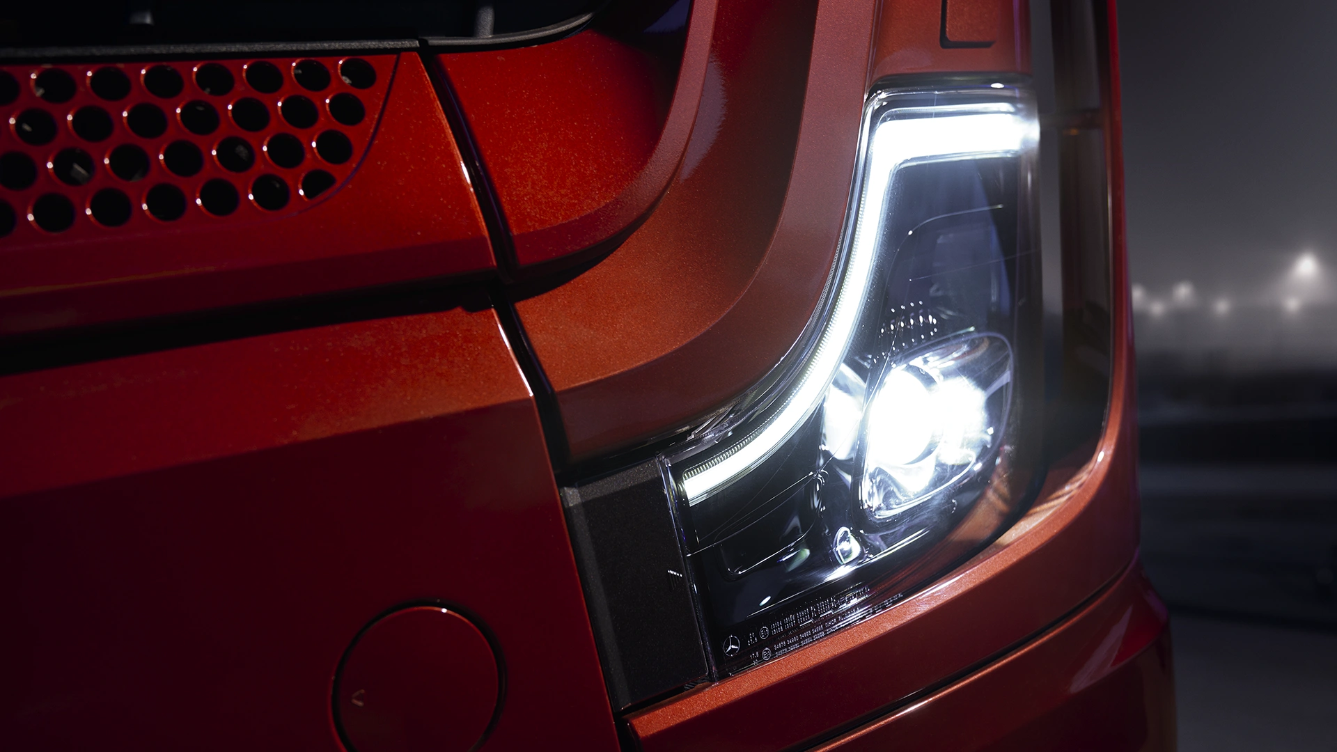 LED-ajovalot Actros L