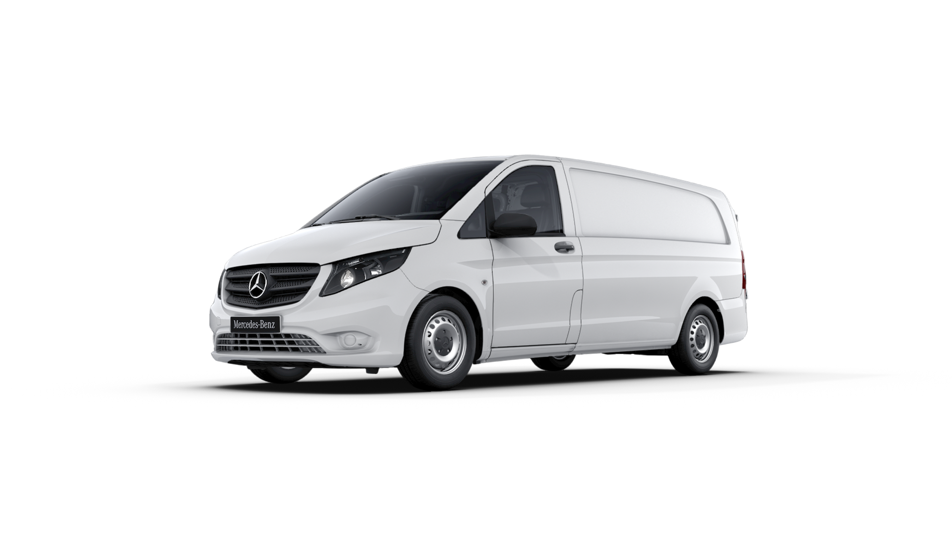 Valkoinen Mercedes-Benz Vito (447).